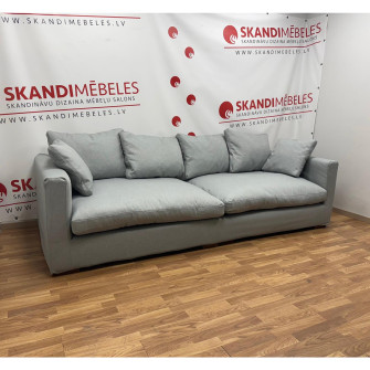 Sofa COMFY (3 sėdimos vietos)(Ekspozicija)(Pilkas)